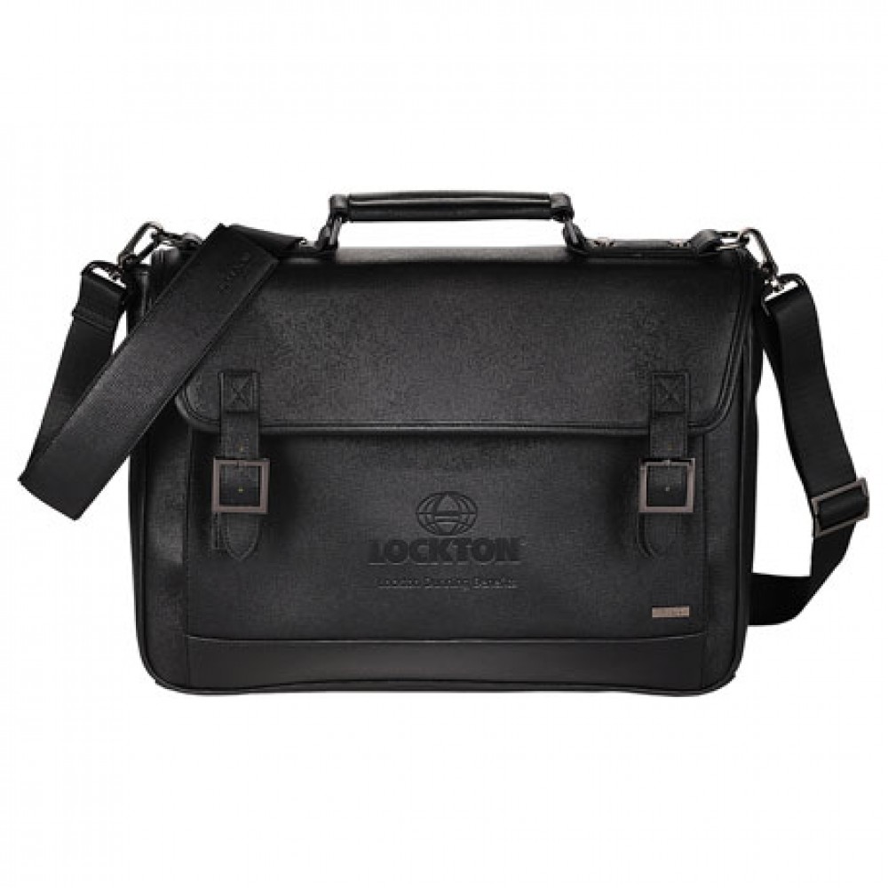 Luxe 15" Computer Messenger Bag Branded Luxe 15" Computer Messenger Bag Branded