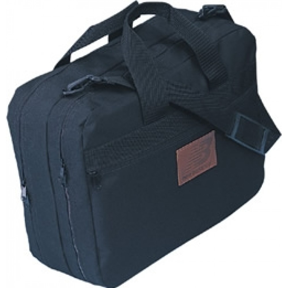 MADE IN USA 600 Denier Polyester Double Compartment Briefcase with Logo MADE IN USA 600 Denier Polyester Double Compartment Briefcase with Logo