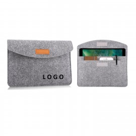 Wool Felt Laptop Case with Logo