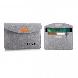 Wool Felt Laptop Case with Logo