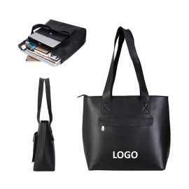 Leather Shoulder Bag For Men with Logo