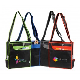 Multi-Function Shoulder Tote with Logo