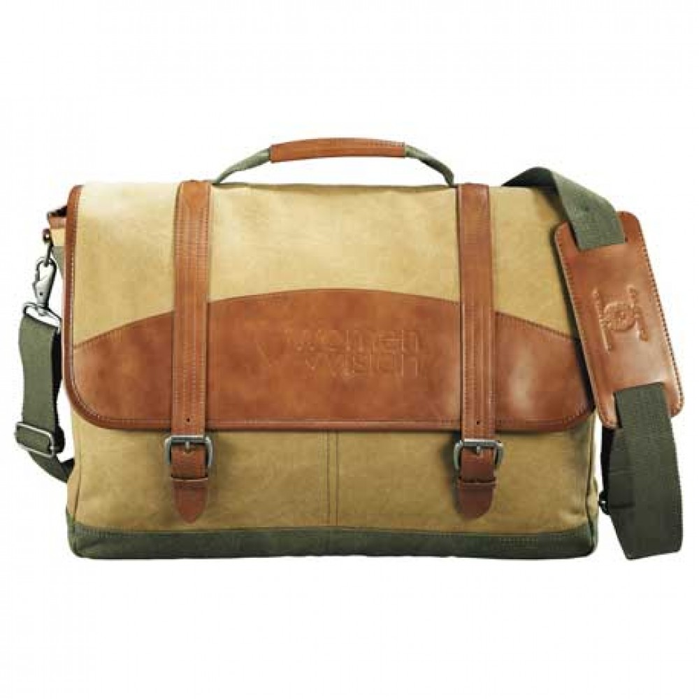 Custom Imprinted Cutter& Buck Legacy Cotton 17" Computer Messenger Custom Imprinted Cutter& Buck Legacy Cotton 17" Computer Messenger