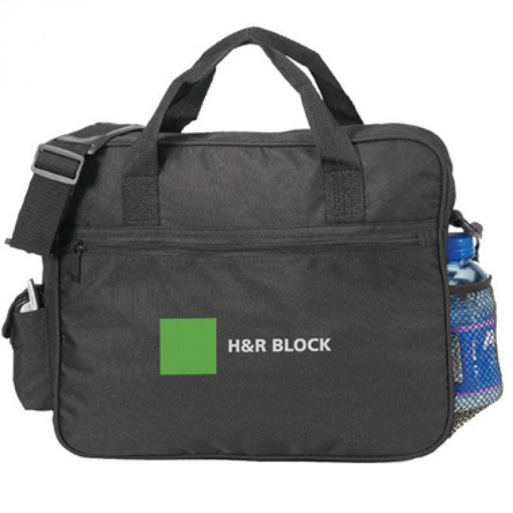 Custom Eco-Recycled Briefcase (Screen printed)