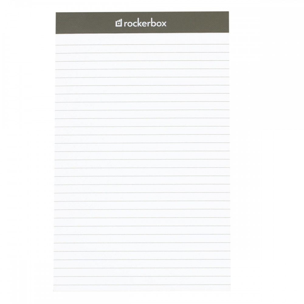 Custom Imprinted Small Premium Paper Pad - White Custom Imprinted Small Premium Paper Pad - White