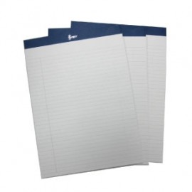Logo Branded Refill Pack of 3 Executive Lined 8.5" x 11" Writing Pads for ROYCE Portfolios