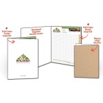Custom Budget Friendly Paper Pad Folio 8.5" x 11"