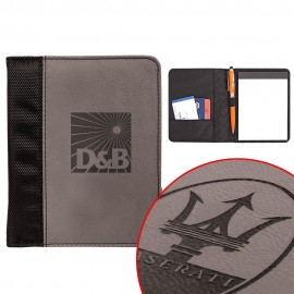 Faux Leather Padfolio (Direct Import- 8-10 Weeks Ocean) Branded