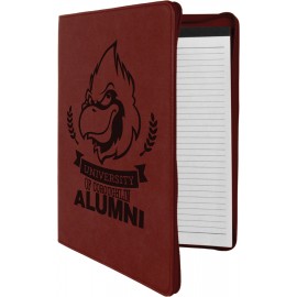 Customized 9.5" x 12" - Premium Leatherette Portfolio