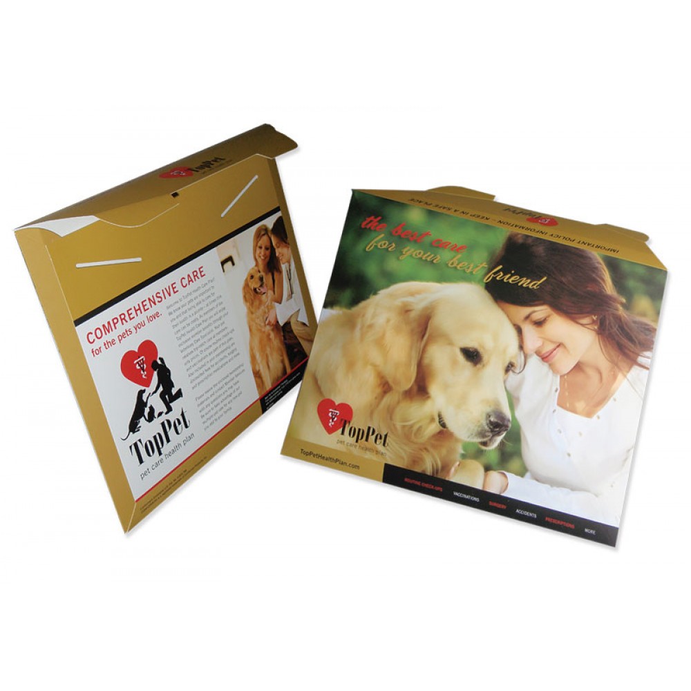 Conformer Tuck Tab Expansion Portfolio (10 1/2" x 12 3/4") Printed Full Color 4/0 with Logo