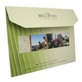 Personalized Letter Size Deluxe Portfolio Printed Full Color 10" x 13"