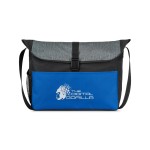 Rockland Messenger Bag - Royal Blue Logo Imprinted