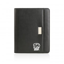 Zipper Closure Padfolio with Ample Pocket Space with Logo  Zipper Closure Padfolio with Ample Pocket Space with Logo