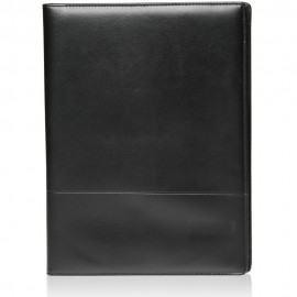 Personalized Prestige Black Leather Portfolios
