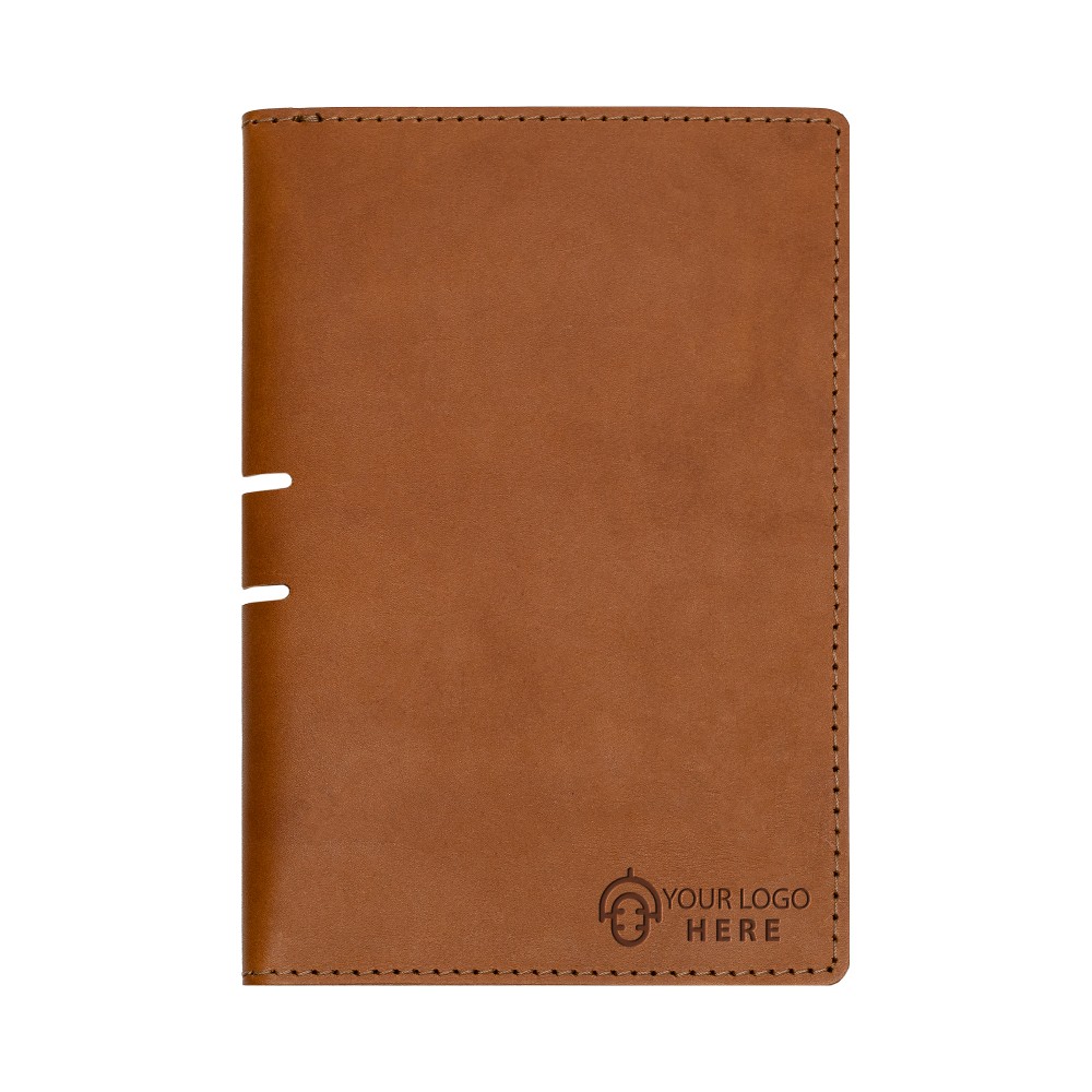 Customized Genuine Leather Junior Portfolio Folder | Fits Junior Lined Notepad | Handmade in the USA