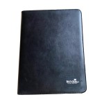 Personalized Business Padfolio W/ 5000mah Power Bank Wireless Charger with LED Logo