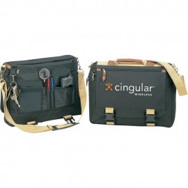 Business Expandable Briefcase / Portfolio with Logo