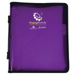 1" Zip Binder w/Handle with Logo