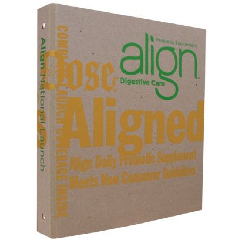 Junior 1/2" Raw Binder with Logo Junior 1/2" Raw Binder with Logo