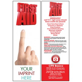 First Aid Bookmark with Logo