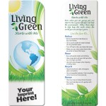 Logo Printed Bookmark - Living Green Starts with Me