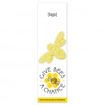 Seed Paper Save The Bees Shape Bookmark Custom Imprinted
