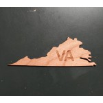 1.5" x 6" - Virginia Hardwood Bookmarks with Logo