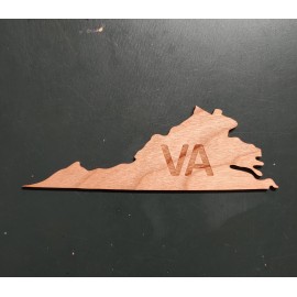 Personalized 1.5" x 5.75" - Virginia Hardwood Bookmarks