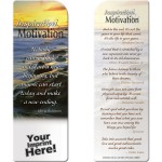 Custom Imprinted Bookmark - Inspiration and Motivation