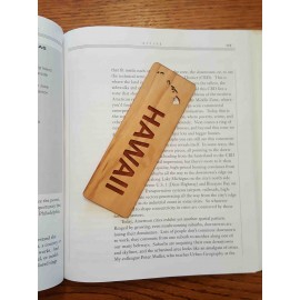 1.5" x 6" - Hawaii Hardwood Bookmarks with Logo