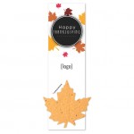 Seed Paper Thanksgiving Shape Bookmark Custom Imprinted