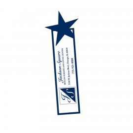 Special Shapes Star Top Bookmark (Offset Print) with Logo