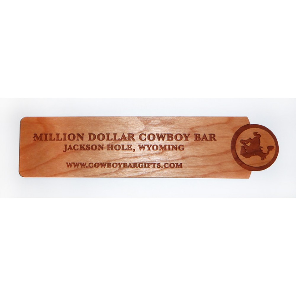 Branded 1" x 4" - Hardwood Bookmark - Customized Hardwood Shapes - Laser Engraved - USA-Made Branded 1" x 4" - Hardwood Bookmark - Customized Hardwood Shapes - Laser Engraved - USA-Made