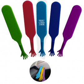Silicone Hand Design Bookmark with Logo  Silicone Hand Design Bookmark with Logo