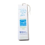 Vellum & Seed Paper Bookmark Logo Printed