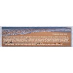 Custom 2" x 7" Stock Footprints in the Sand Full-Color Bookmark