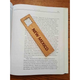 Personalized 1.5" x 5.75" - New Mexico Hardwood Bookmarks