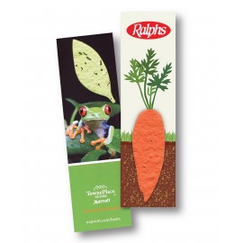 Bookmark w/Seeded Premium Shape Attached with Logo