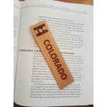 Personalized 1.5" x 6" - Colorado Hardwood Bookmarks
