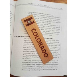 Custom 1.5" x 5.75" - Colorado Hardwood Bookmarks