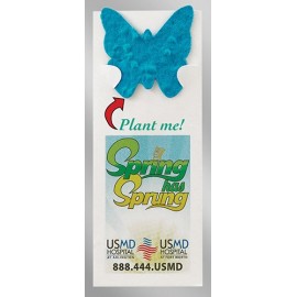 Butterfly Pop Out Seeds Bookmark with Logo