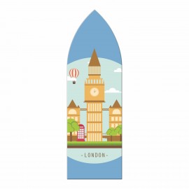 Customized Gothic Arch Bookmark Full color(2.25"x7")