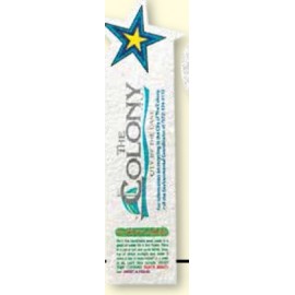 Star Floral Seed Paper Stock Die Cut Bookmark with Logo  Star Floral Seed Paper Stock Die Cut Bookmark with Logo