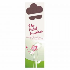 Flower Seed Shape Bookmark with Logo  Flower Seed Shape Bookmark with Logo