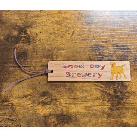 1.5" x 5.75" Hardwood Bookmarks with Logo