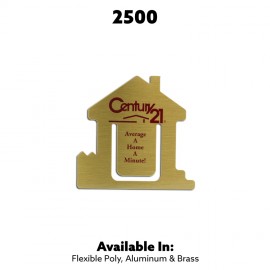 House Shaped Bookmark with Logo  House Shaped Bookmark with Logo