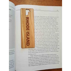 1.5" x 5.75" - Rhode Island Hardwood Bookmarks with Logo  1.5" x 5.75" - Rhode Island Hardwood Bookmarks with Logo