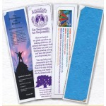 Tuck-In Bookmark Recycled Paper w/ Seeded Paper Insert with Logo