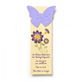 Small Seed Paper Shape Bookmark with Logo