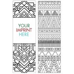 Custom Imprinted Coloring Bookmark - Patterns